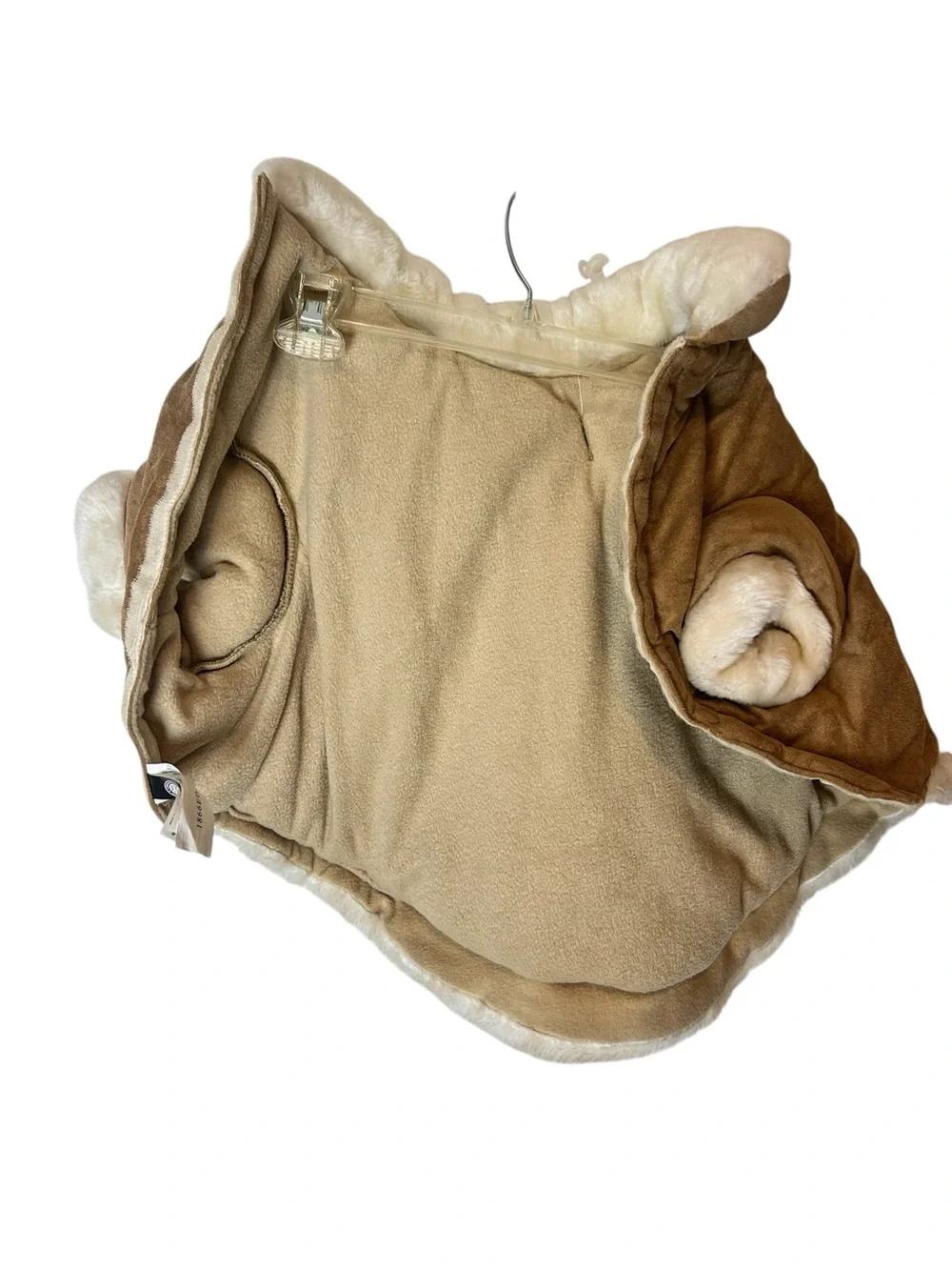 AKC Outdoor Series Faux Suede Dog Jacket XL NWT Shearling Lined